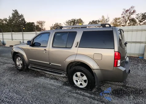2005 Nissan Pathfinder Le из США, поврежденный, VIN 5N1AR18U05C777223